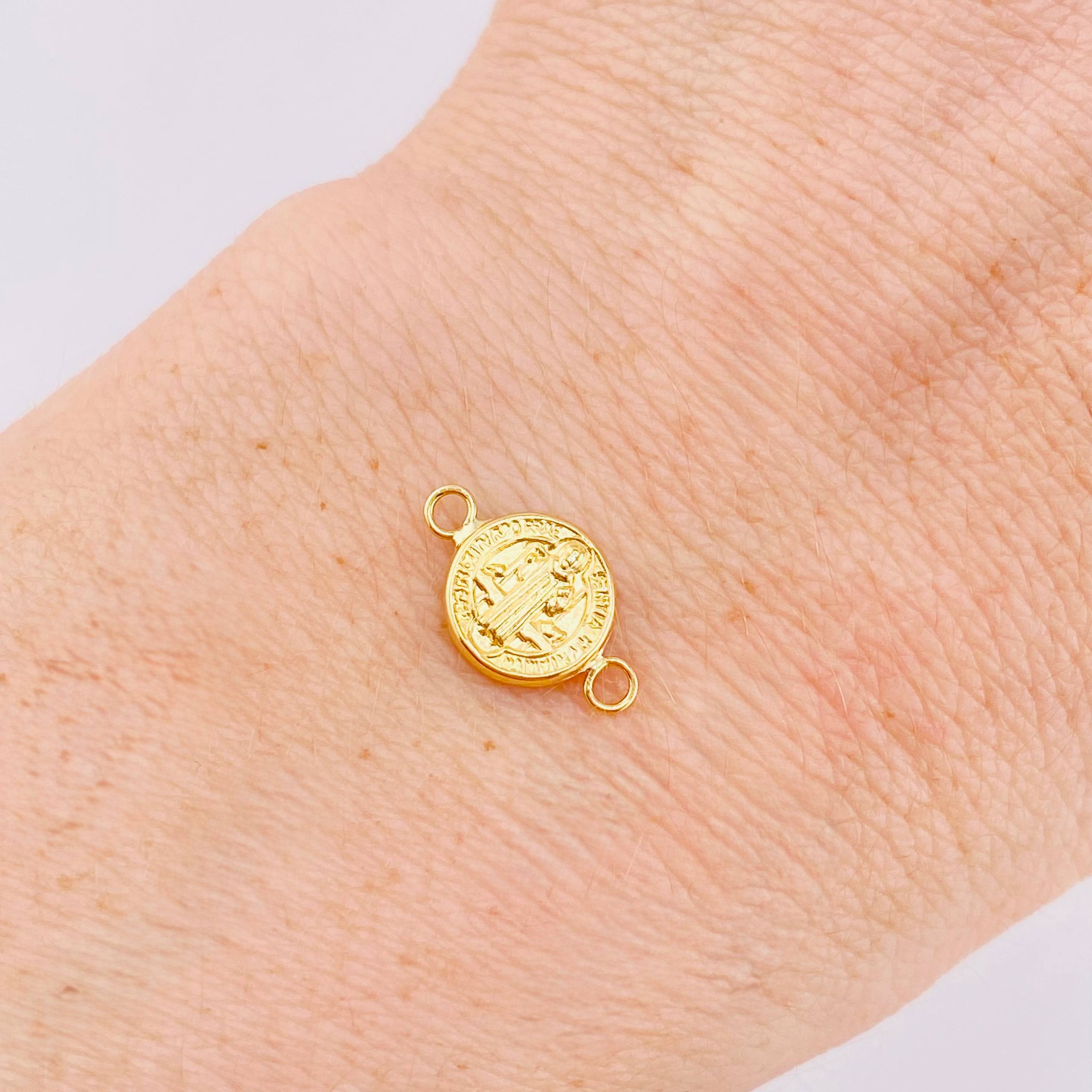 Herraje San Benito 0.3gr / 1.04cm-Oro Amarillo 18K