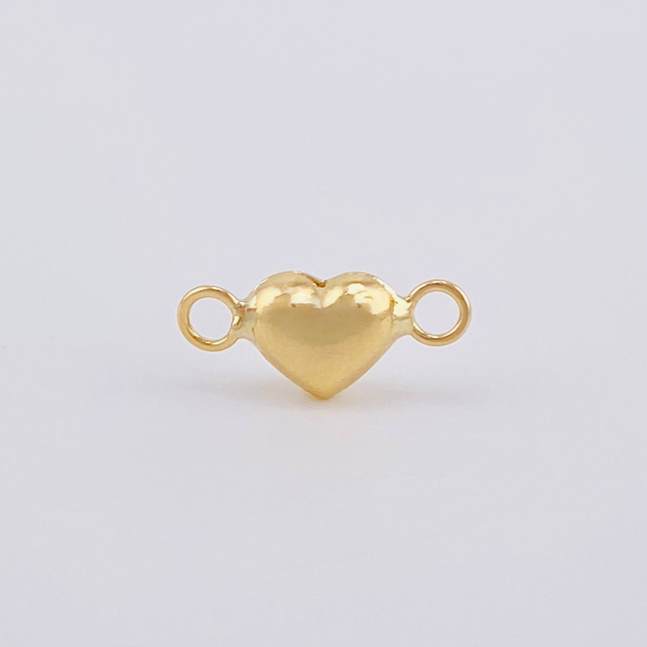 Herraje Corazón 0.15gr / 1.1cm / Troquelado Oro Amarillo