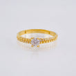 Anillo Solitario Trenza Tupida 1.85gr / T6 1/2 / Oro Amarillo 18K