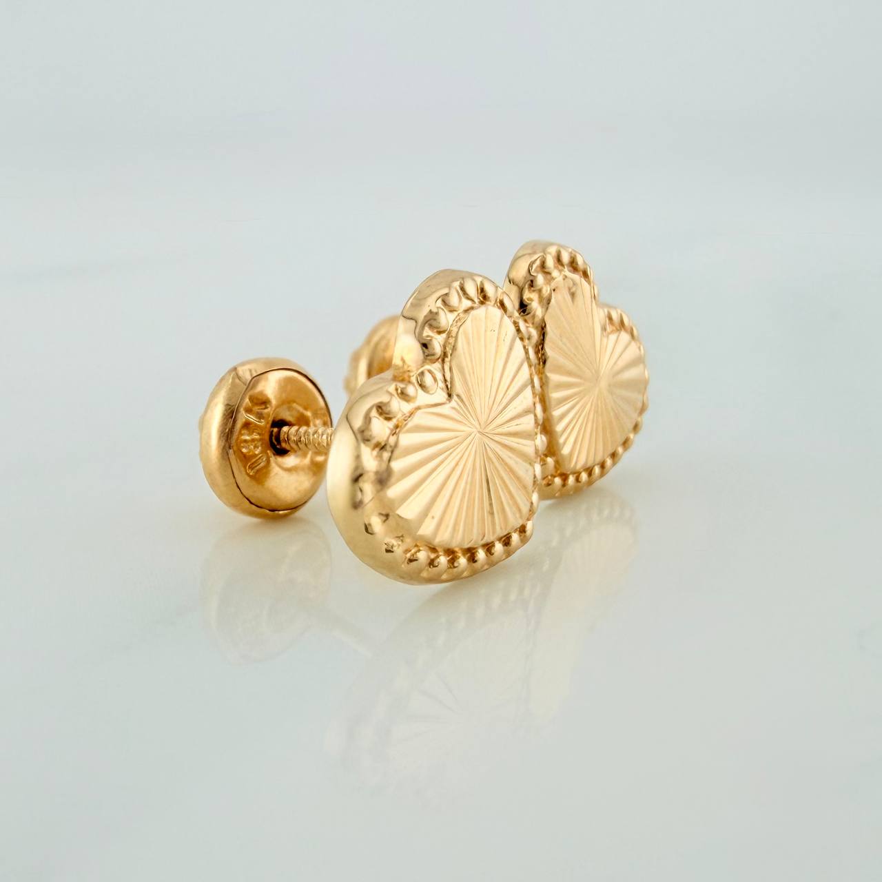 Topos Corazón 1.1gr / 9.7mm Oro Amarillo 18K %