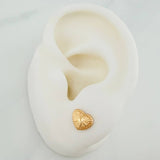 Topos Corazón 0.85gr / 8mm Oro Amarillo 18K %