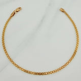Pulso Chino 2.65gr / 18.7cm / 2mm Oro Amarillo Nac.Esp. 18K $