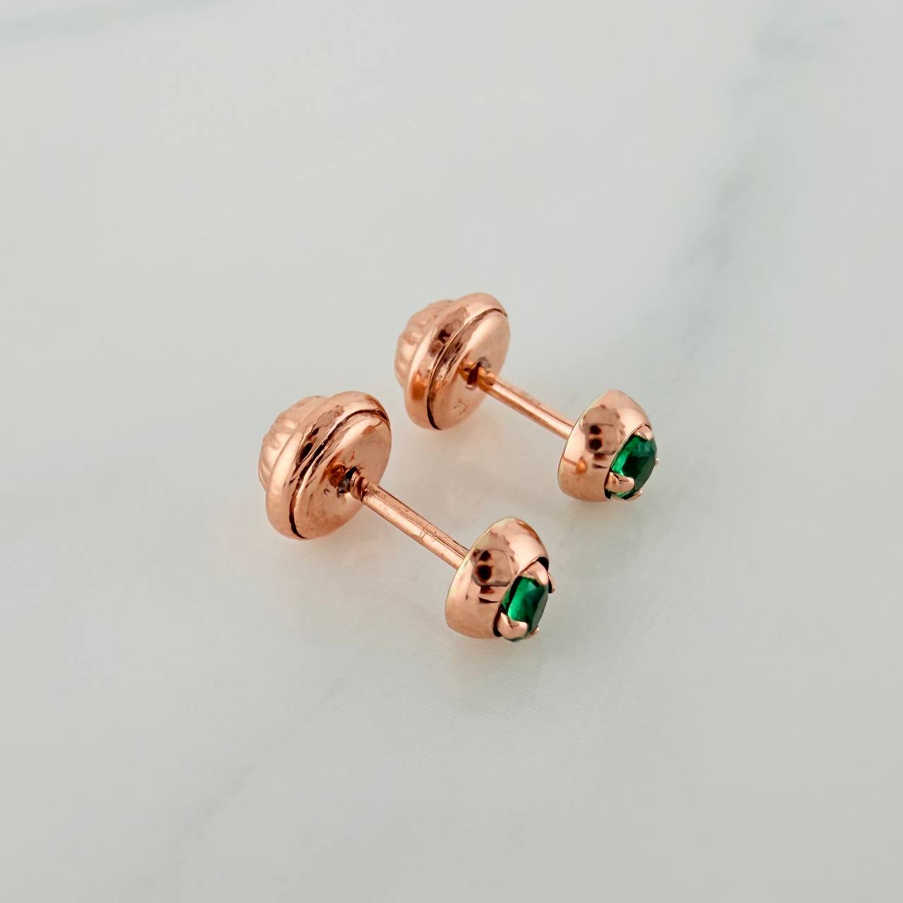 Topos Bisel 0.7gr / 3.8mm Oro Rosa 18K %