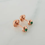 Topos Bisel 0.7gr / 3.8mm Oro Rosa 18K %