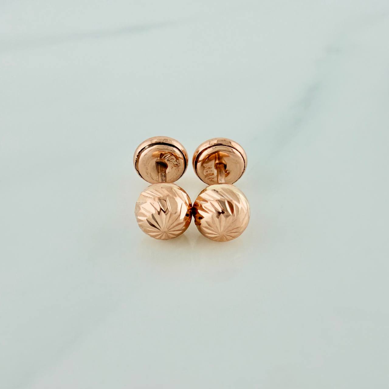 Topos Bola 0.85gr / 5mm Oro Rosa 18K %