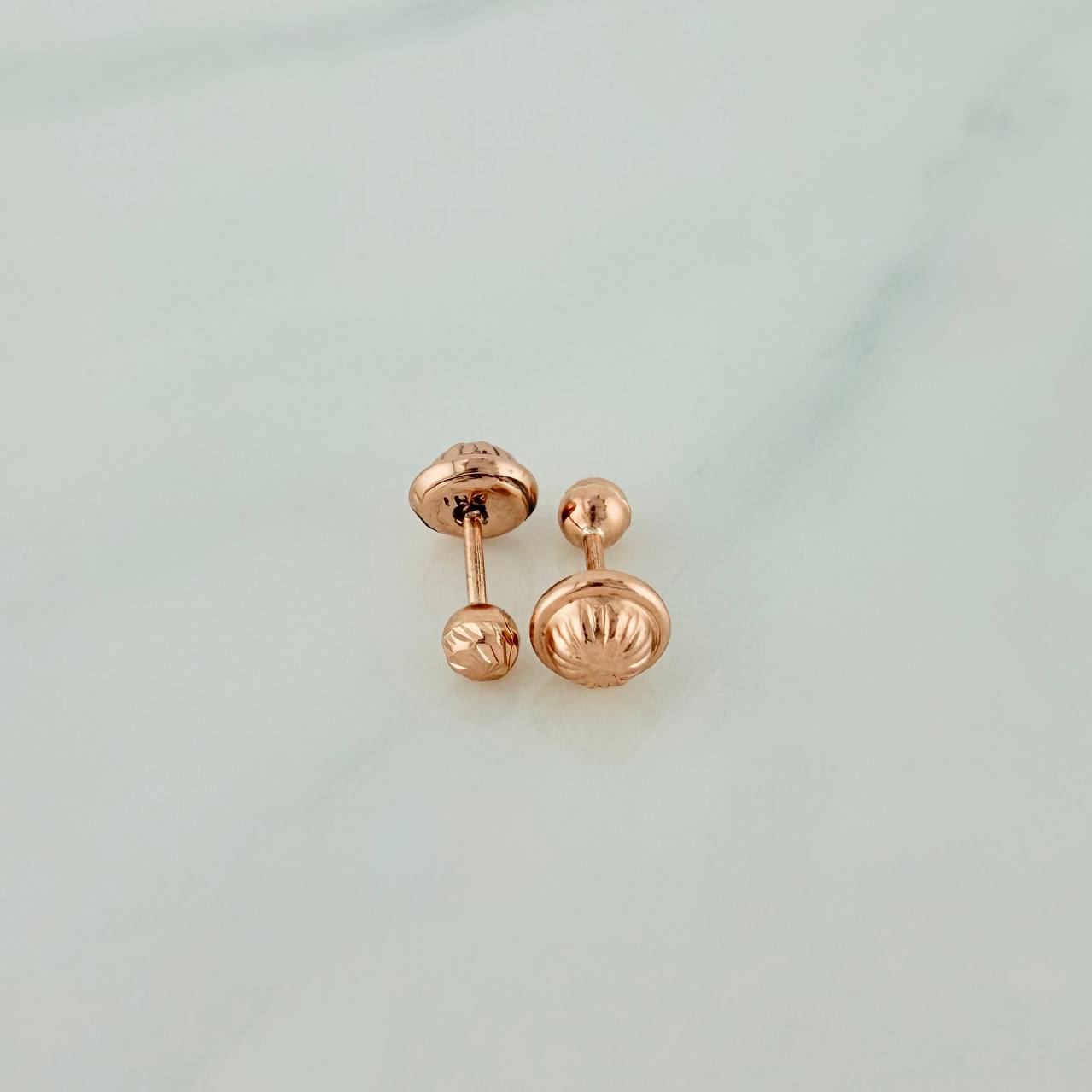 Topos Bola 0.55gr / 3mm Oro Rosa 18K %