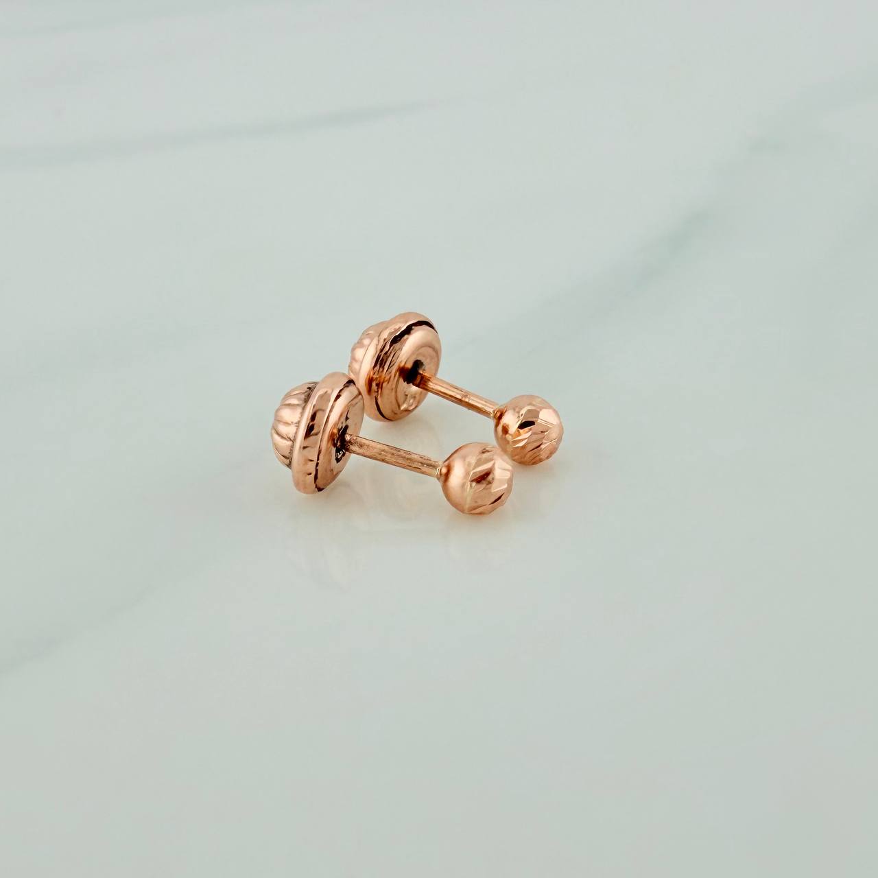 Topos Bola 0.55gr / 3mm Oro Rosa 18K %