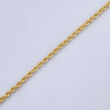 Pulso Lazo 1.3gr / 21cm / Oro Amarillo +3 18K &