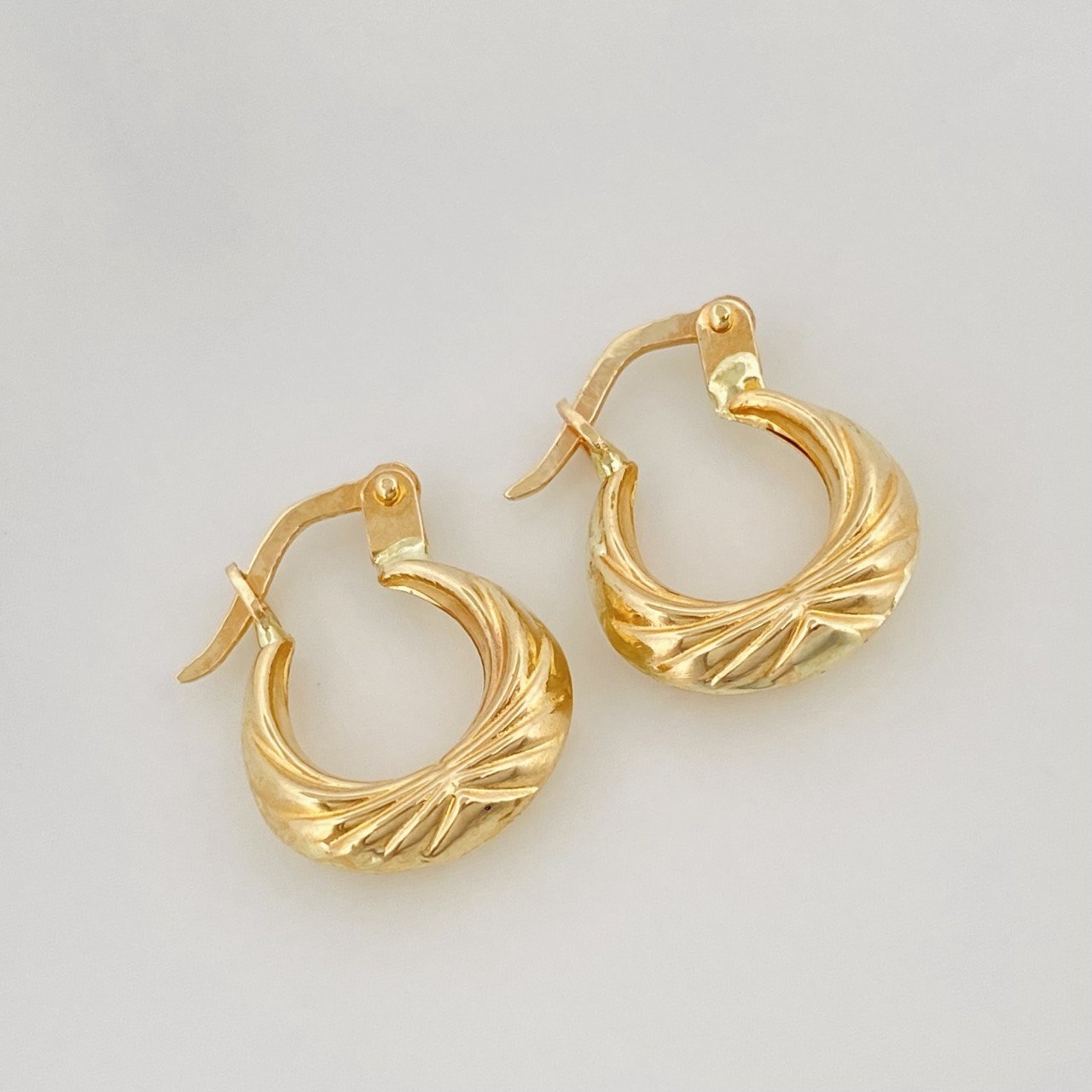 Candongas Mirilla 1.15 g / 1.5 cm Oro Amarillo 18K