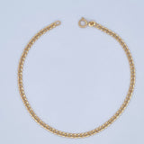 Pulso Cubano 1.05gr / 19cm / Oro Amarillo +1 18K &