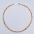 Pulso Cubano 1gr / 19.4cm / Oro Amarillo +1 18K &