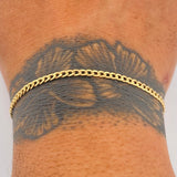 Pulso Cubano 1.05gr / 19cm / Oro Amarillo +1 18K &