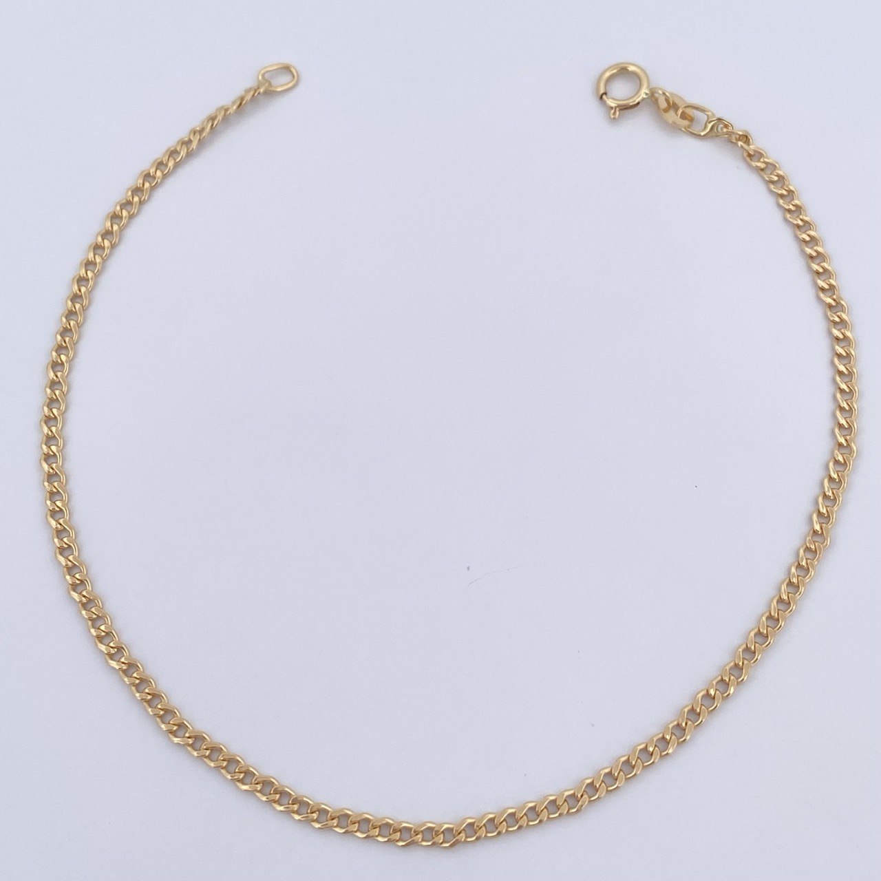 Pulso Cubano 0.8gr / 19.4cm / Oro Amarillo +1 18K &