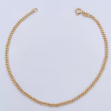 Pulso Cubano 0.8gr / 19.4cm / Oro Amarillo +1 18K &