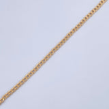 Pulso Cubano 0.8gr / 19.4cm / Oro Amarillo +1 18K &