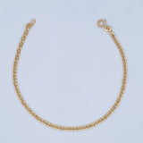 Pulso Cubano 0.95gr / 19cm / Oro Amarillo +1 18K &