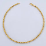 Pulso Lazo 1.3gr / 21cm / Oro Amarillo +3 18K &