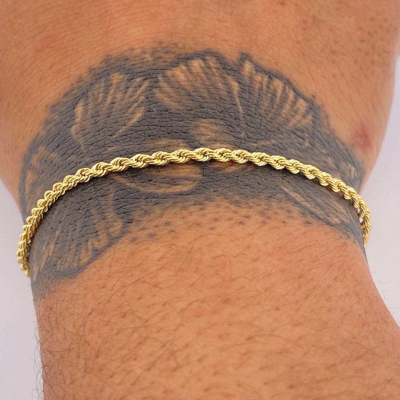 Pulso Lazo 1.3gr / 21cm / Oro Amarillo +3 18K &