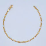 Pulso Figaro 1.4gr / 19.2cm / Oro Amarillo +1 18K &
