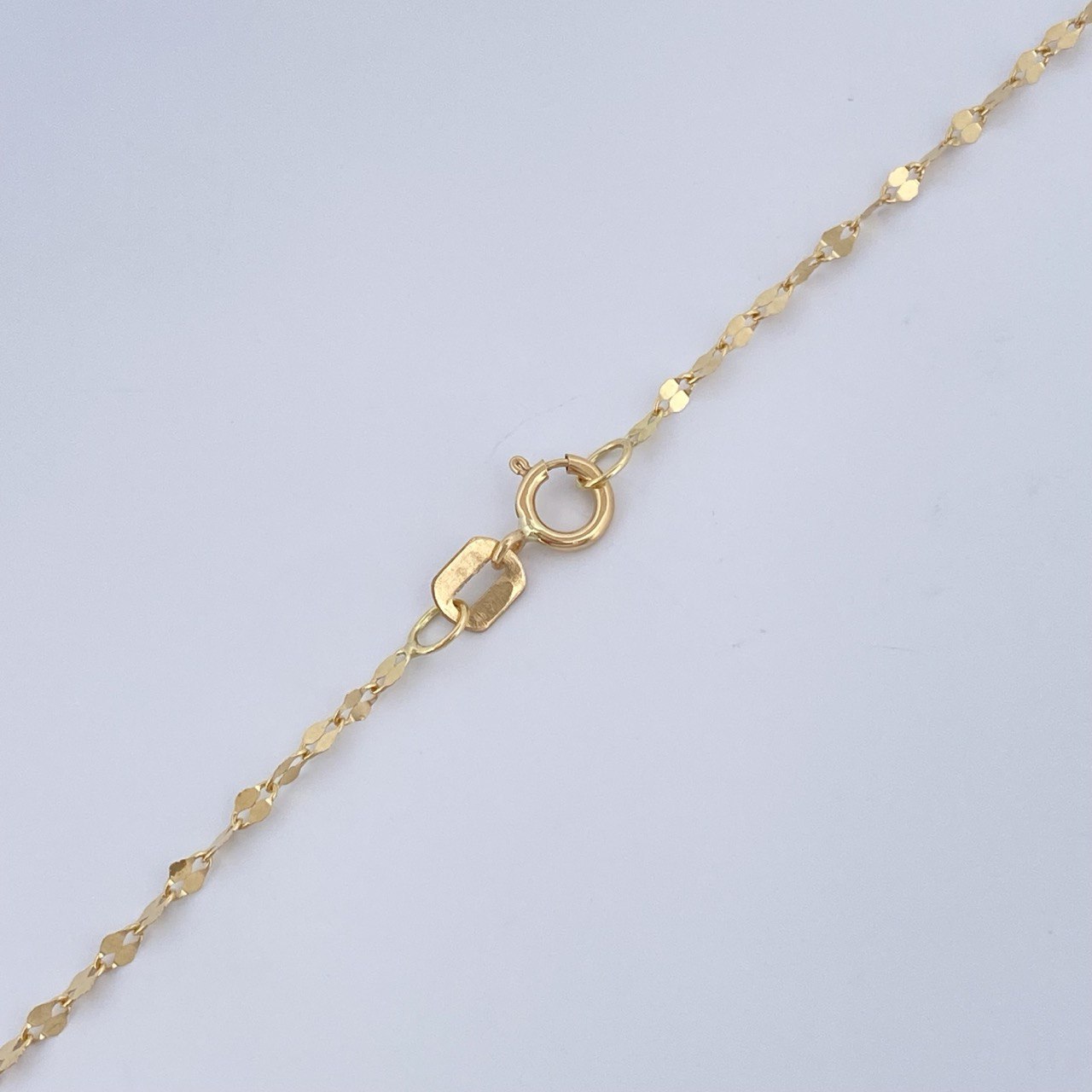 Cadena Flor Espejo 0.95gr / 44.5cm / Oro Amarillo +3 18K &