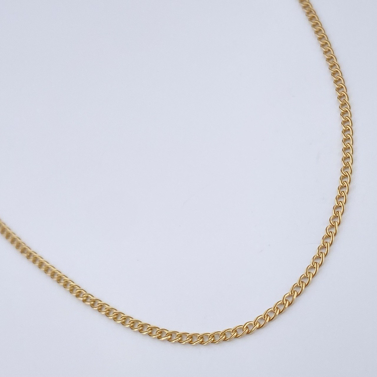 Cadena Cubana 1.3gr / 50cm / Oro Amarillo +1 18K &