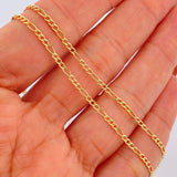 Cadena Figaro 1.5gr / 50cm / Oro Amarillo +1 18K &