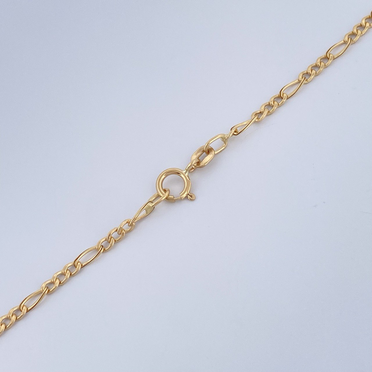 Cadena Figaro 1.35gr / 45cm / Oro Amarillo +1 18K &
