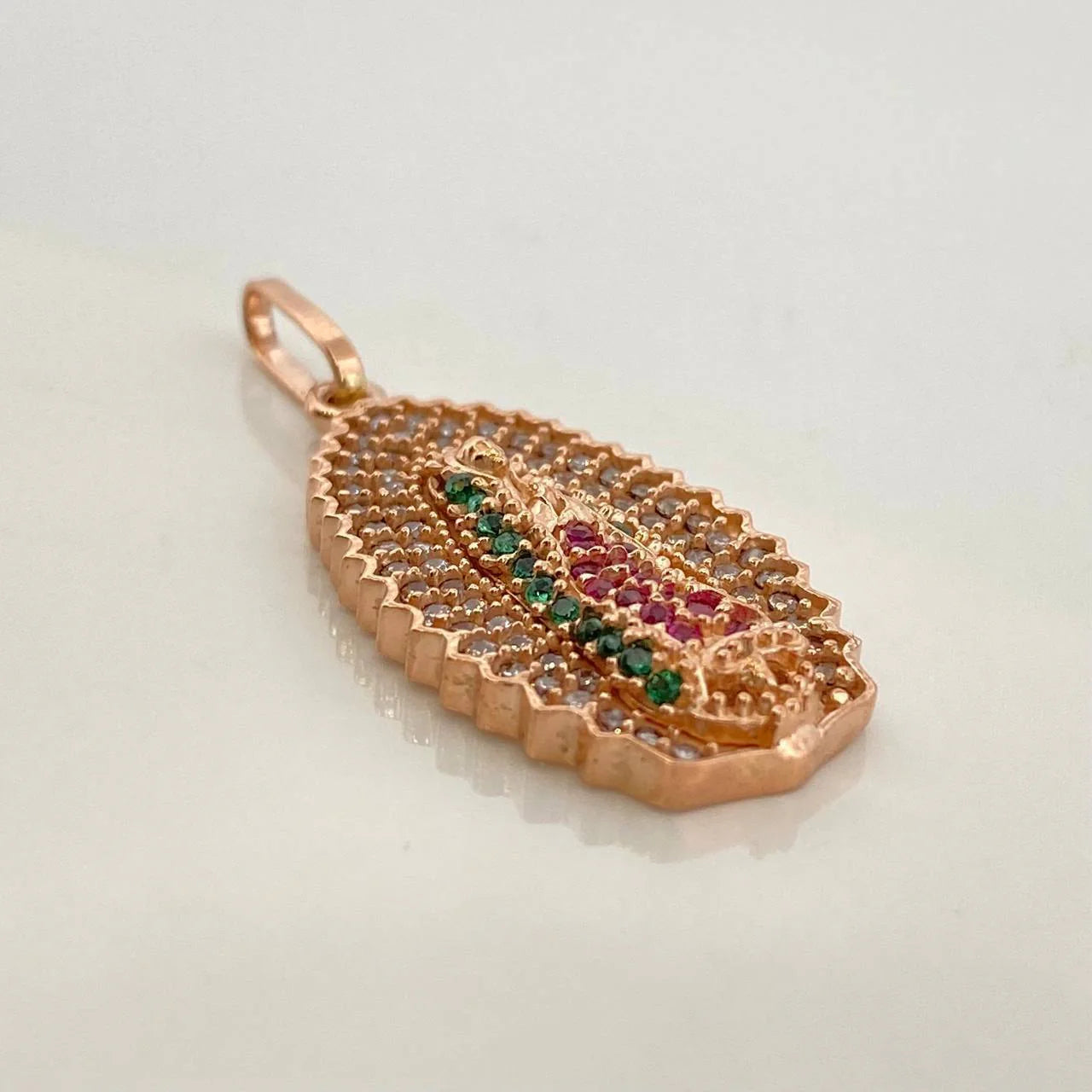 Dije Virgen Guadalupe 1.9 g / 2.6 cm Oro Rosa 18K