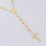 Rosario Rosario Virgen De La Milagrosa Cristo Curvo Diamantado 11.65 g / 61.5 cm / 4mm mm Oro Amarillo 18K