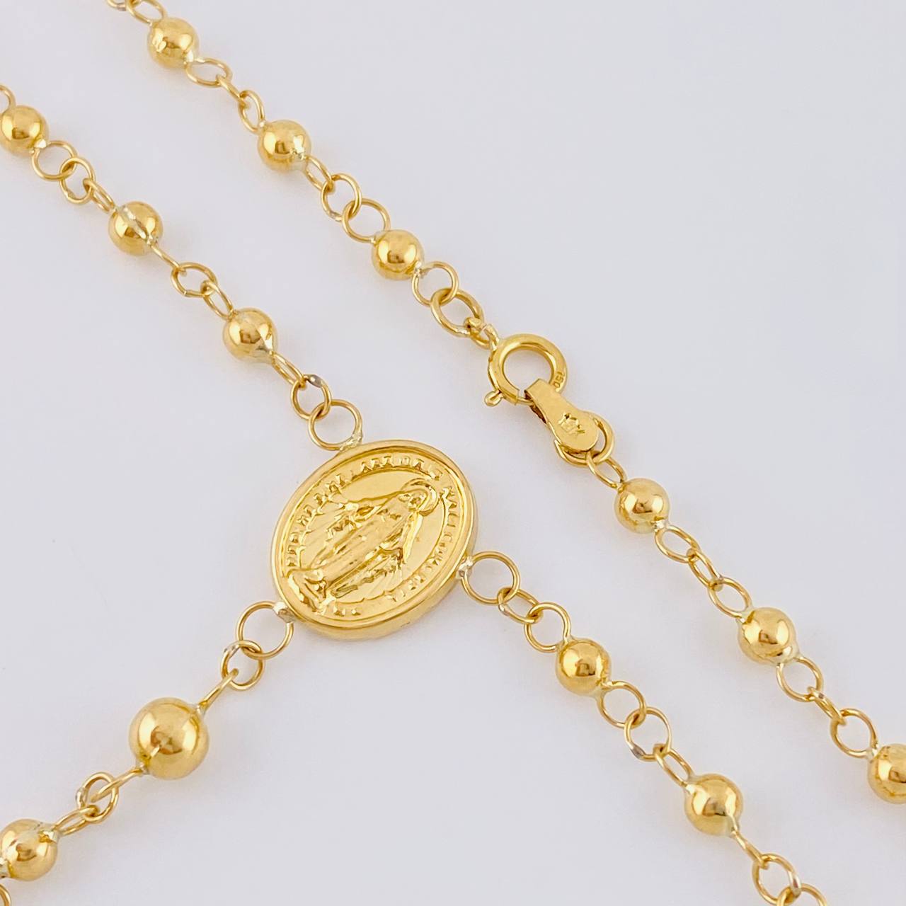 Rosario Virgen De La Milagrosa 6.75 g / 53.5 cm / 3mm/4mm mm Oro Amarillo 18K