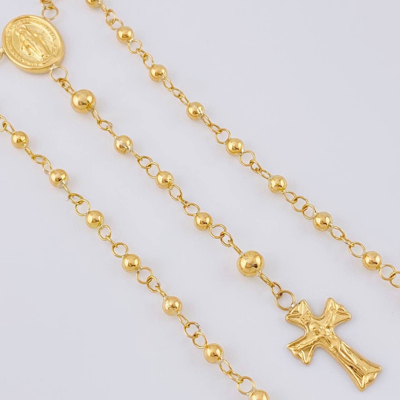 Rosario Virgen De La Milagrosa 6.75 g / 53.5 cm / 3mm/4mm mm Oro Amarillo 18K