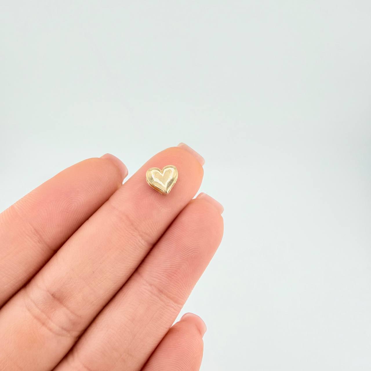 Herraje Corazón 0.6 g / 0.7 cm Oro Amarillo 18K