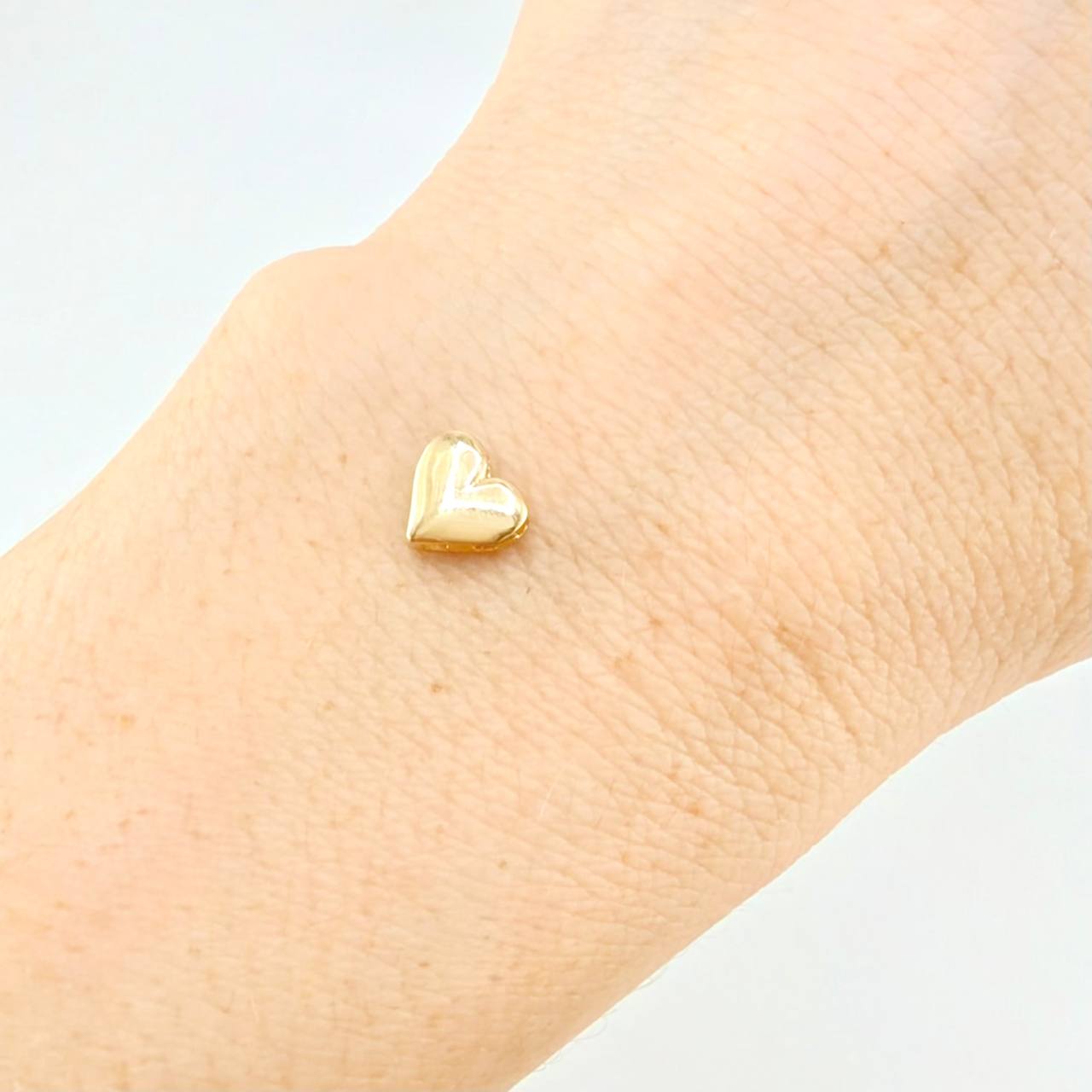 Herraje Corazón 0.55 g / 0.7 cm Oro Amarillo 18K
