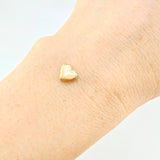 Herraje Corazón 0.7 g / 0.7 cm Oro Amarillo 18K