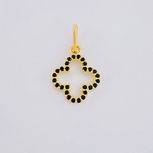 Dije Silueta Trebol 0.7 g / 1.9 cm Oro Amarillo 18K