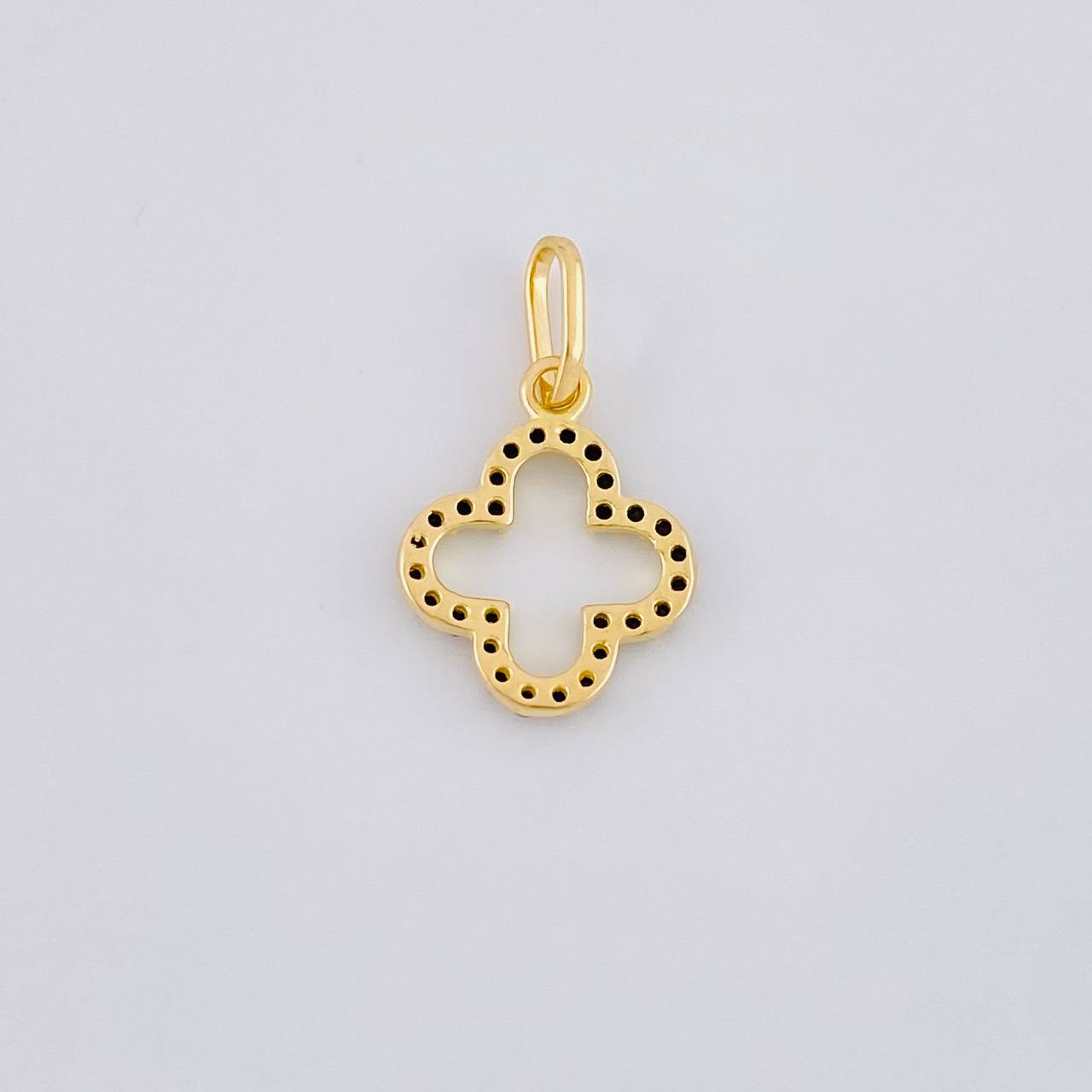 Dije Silueta Trebol 0.7 g / 1.9 cm Oro Amarillo 18K