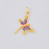 Dije Libélula 2 g / 3 cm Oro Amarillo 18K