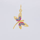 Dije Libélula 2 g / 3 cm Oro Amarillo 18K