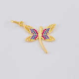 Dije Libélula 2 g / 3 cm Oro Amarillo 18K