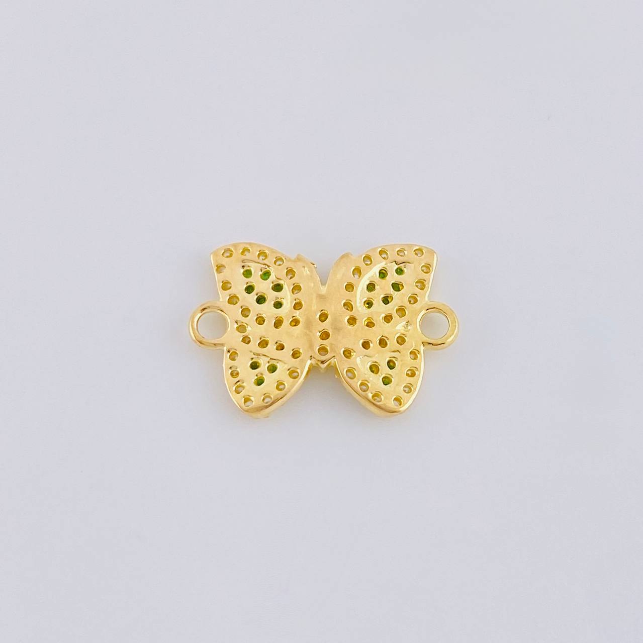 Herraje Mariposa Verde 1.45 g / 1.5 cm Oro Amarillo 18K