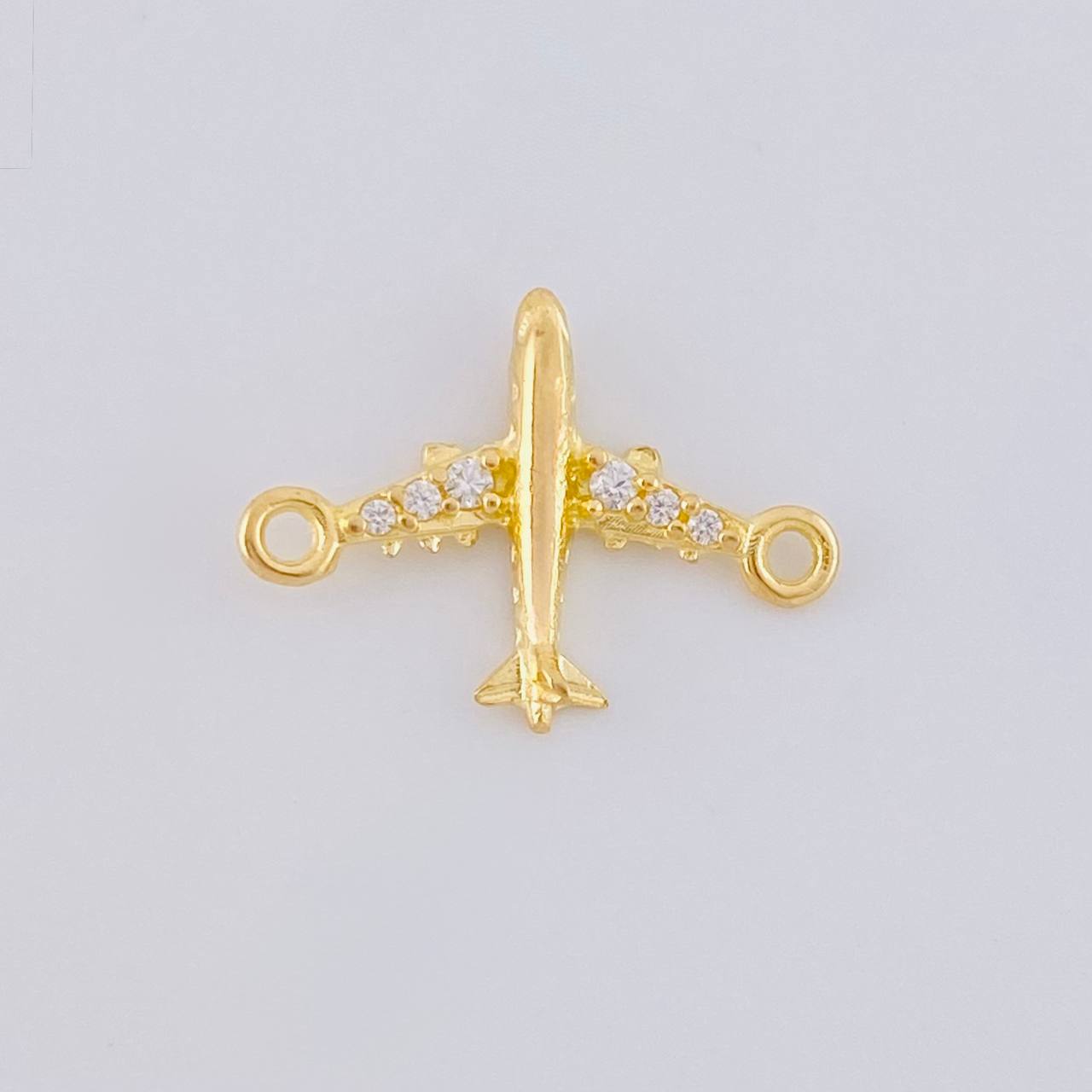 Herraje Avión 0.5 g / 1.5 cm Oro Amarillo 18K