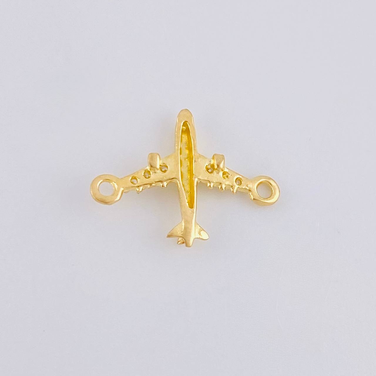 Herraje Avión 0.5 g / 1.5 cm Oro Amarillo 18K