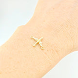 Herraje Avión 0.45 g / 1.5 cm Oro Amarillo 18K