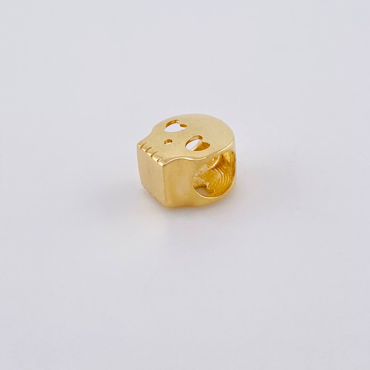 Herraje Calavera 1.55 g / 0.8 cm Oro Amarillo 18K