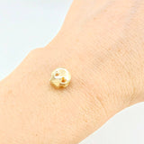 Herraje Calavera 1.55 g / 0.8 cm Oro Amarillo 18K