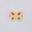 Herraje Mariposa 1.45 g / 1.5 cm Oro Amarillo 18K
