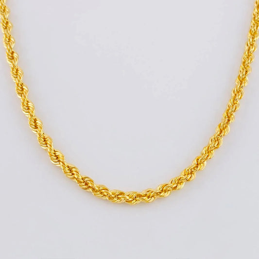 Cadena Lazo 9.6g / 65cm / 3.3mm Oro Amarillo 18K
