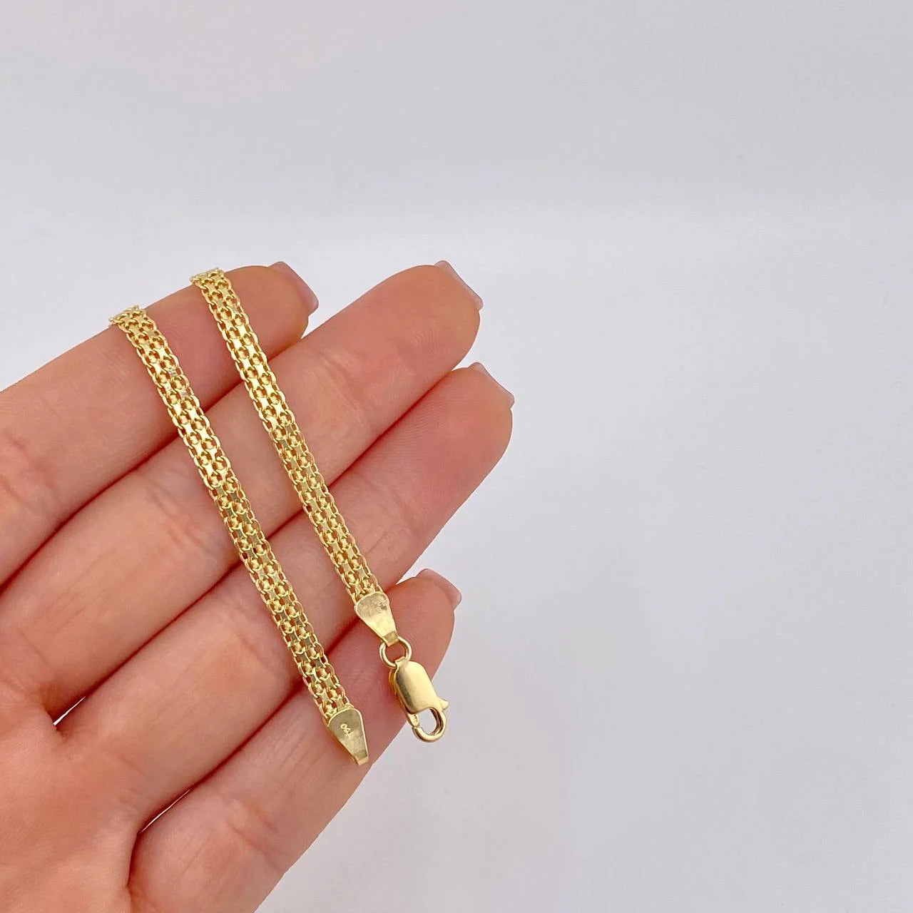 Cadena China 13.1 g / 60.05 cm / 3.7 mm Oro Amarillo 18K