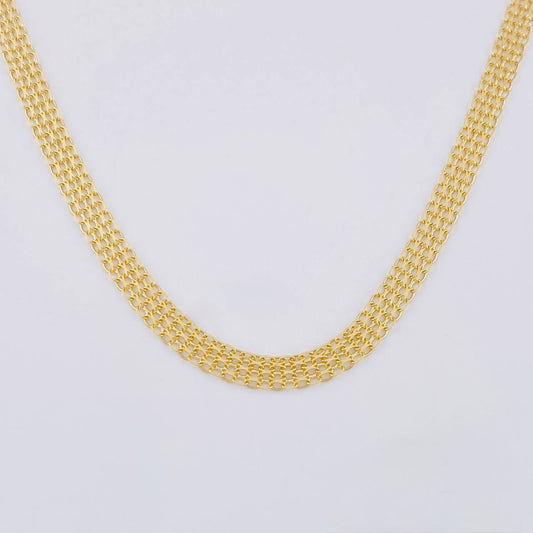 Cadena China 4.6 g / 45.4 cm / 3.7 mm Oro Amarillo 18K