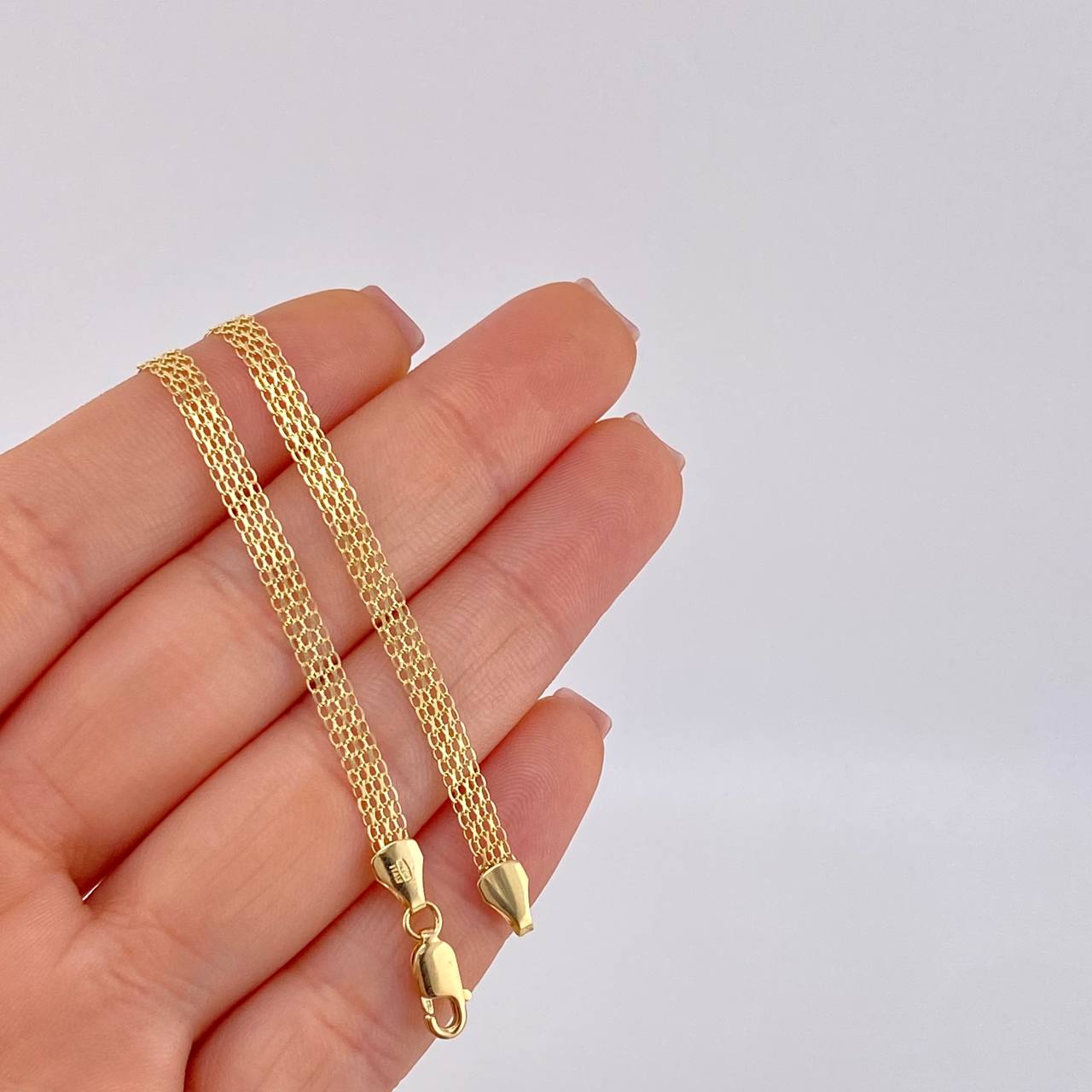 Cadena China 7.2 g / 50.5 cm / 4.3 mm Oro Amarillo 18K